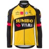 Maillot vélo 2021 Team Jumbo-Visma Manches Longues N005